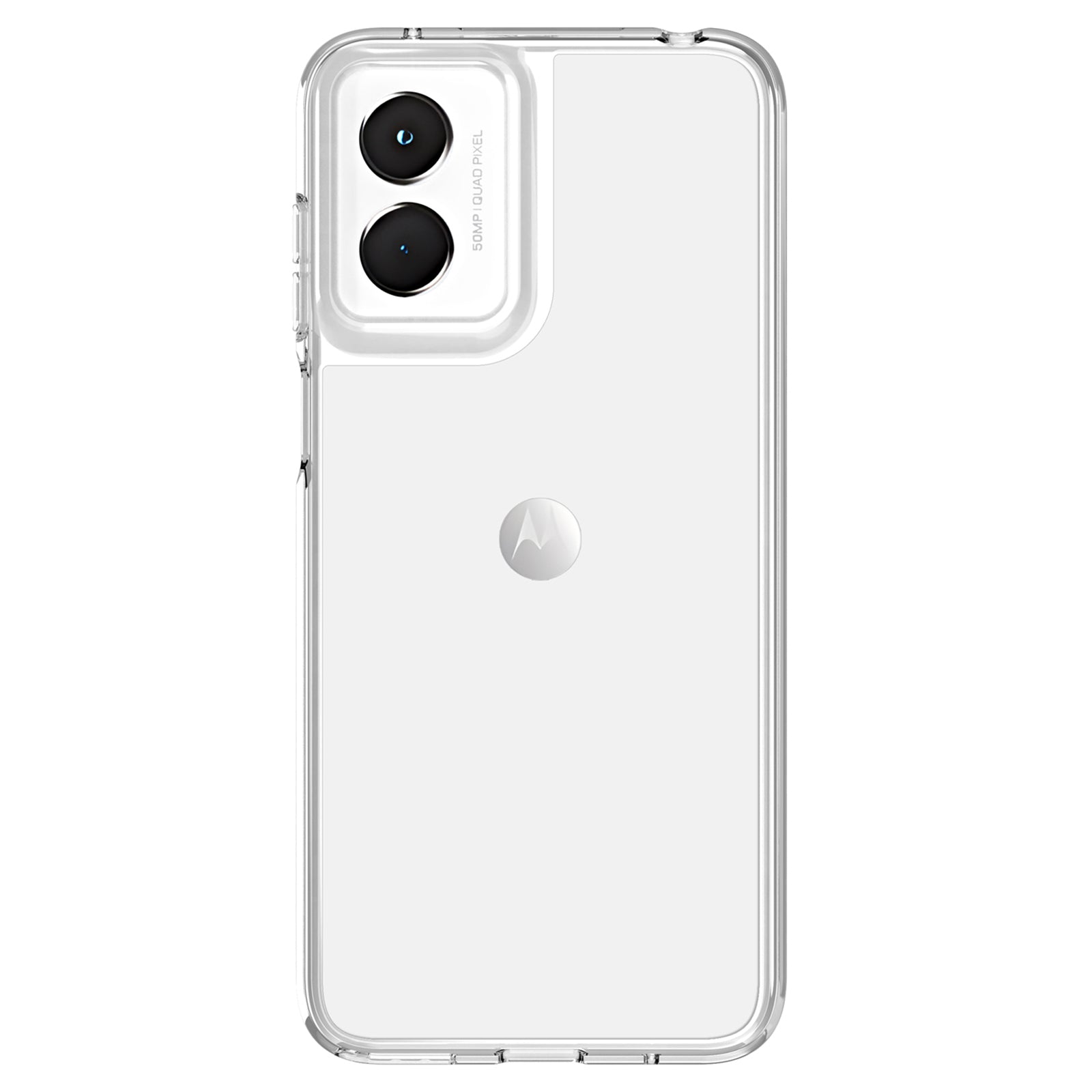For Motorola Moto G Play (2024) 4G Cell Phone Case TPU+PC Clear Phone Back Cover