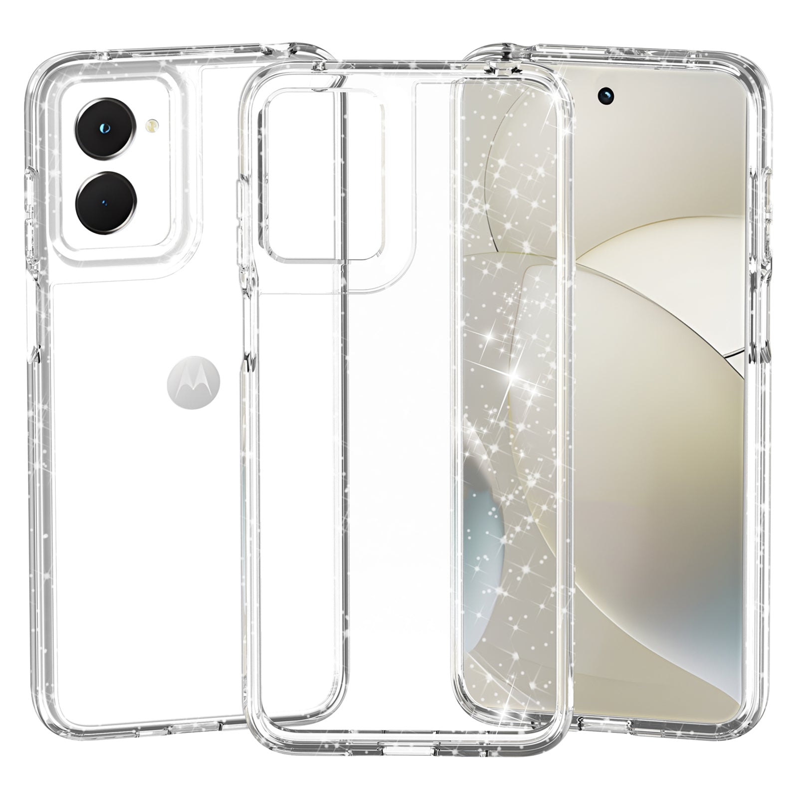 For Motorola Moto G Power 5G Case Drop-proof TPU+PC Clear Phone Cover