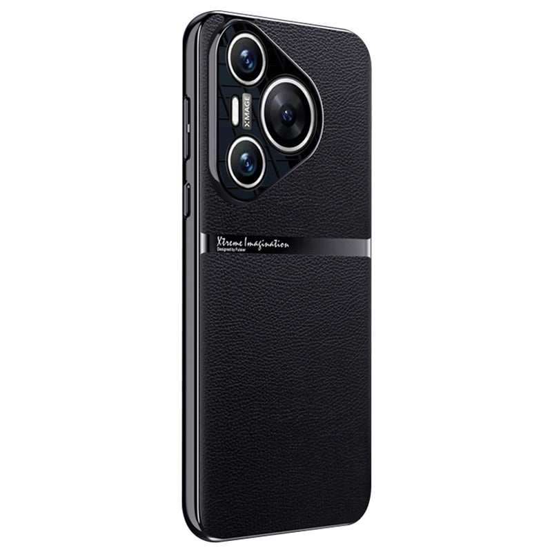 For Huawei Pura 70 Cell Phone Case PU Leather Shock Absorbing Cover