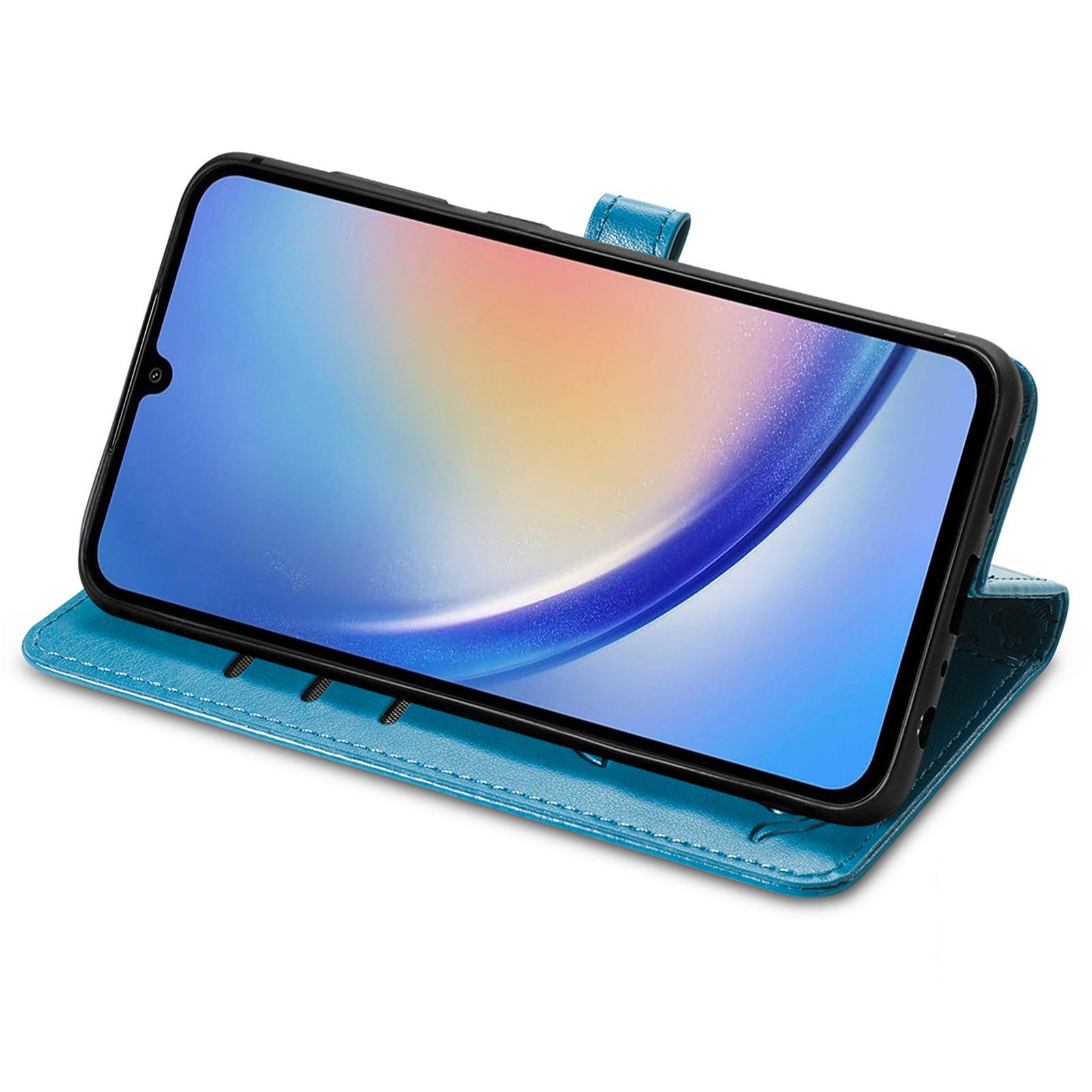 For Samsung Galaxy A35 5G Case Magnetic Clasp Wallet Scratch-proof Phone Cover