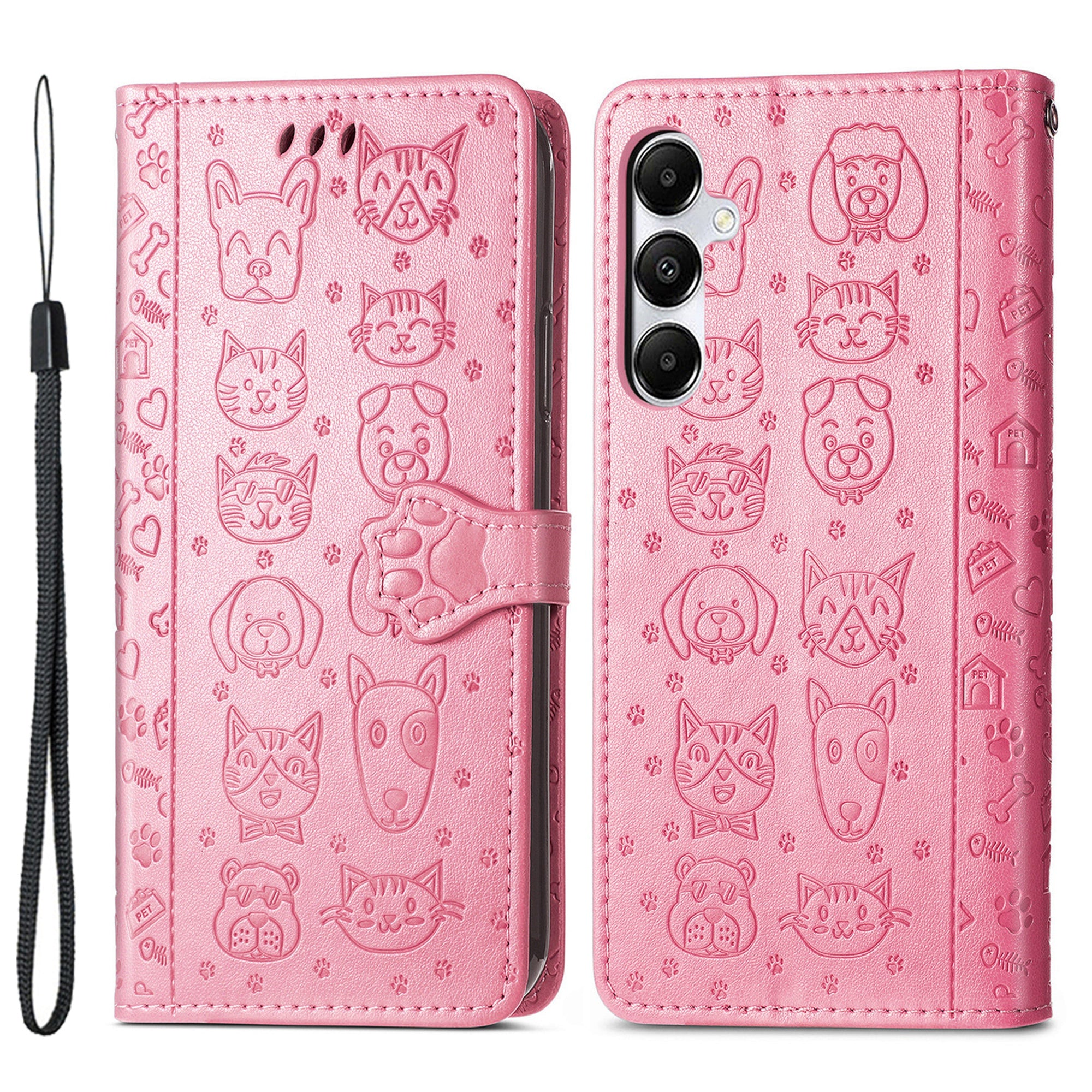 For Samsung Galaxy A35 5G Case Magnetic Clasp Wallet Scratch-proof Phone Cover