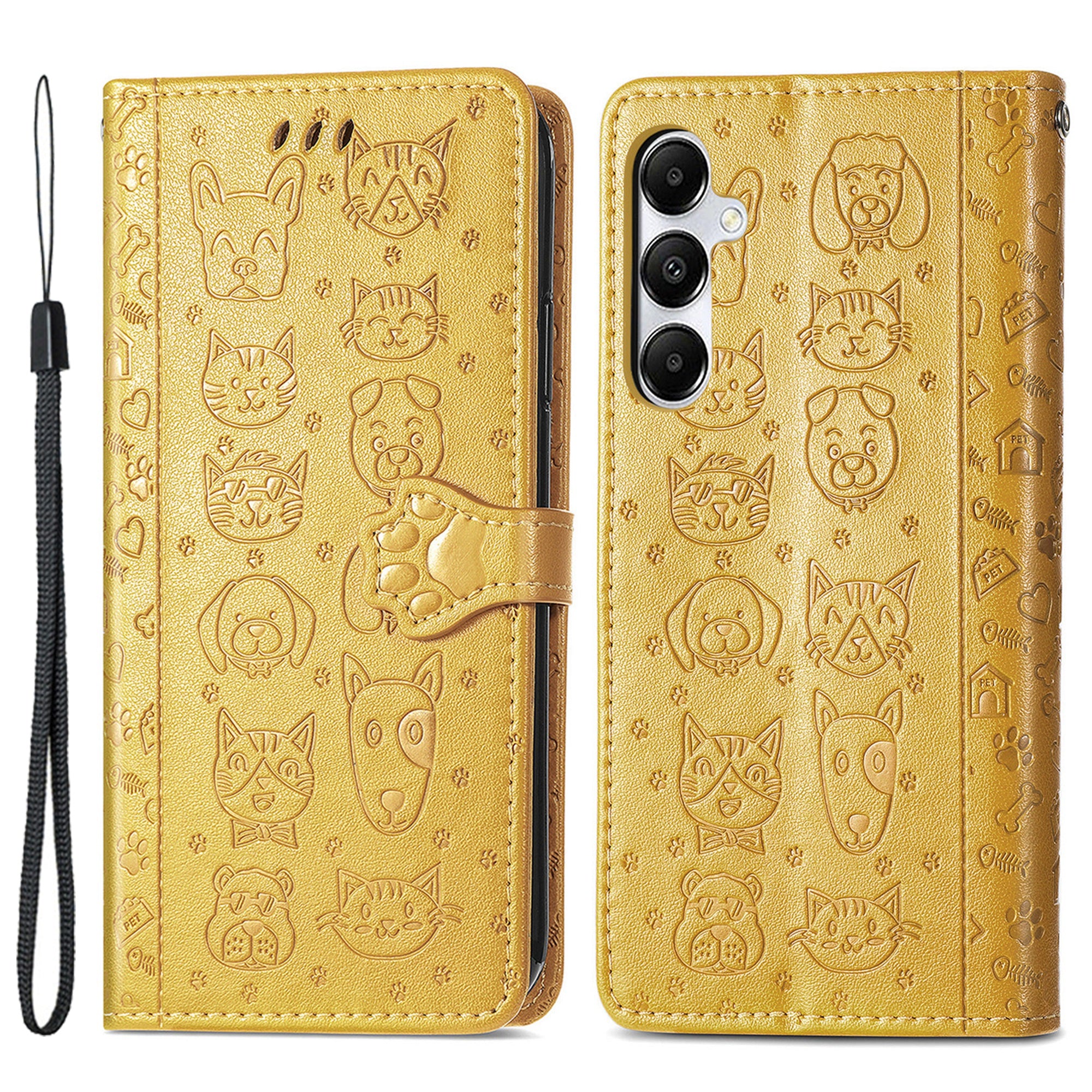 For Samsung Galaxy A35 5G Case Magnetic Clasp Wallet Scratch-proof Phone Cover