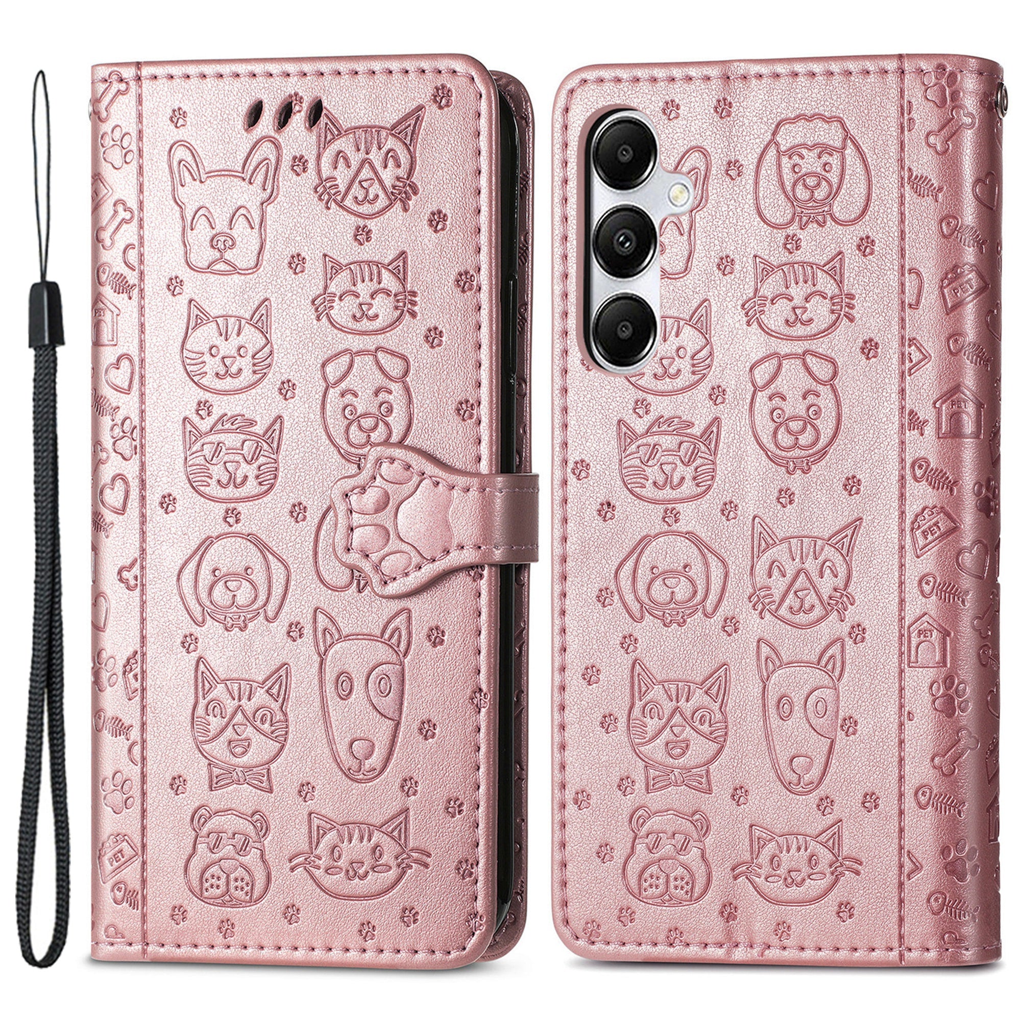For Samsung Galaxy A35 5G Case Magnetic Clasp Wallet Scratch-proof Phone Cover