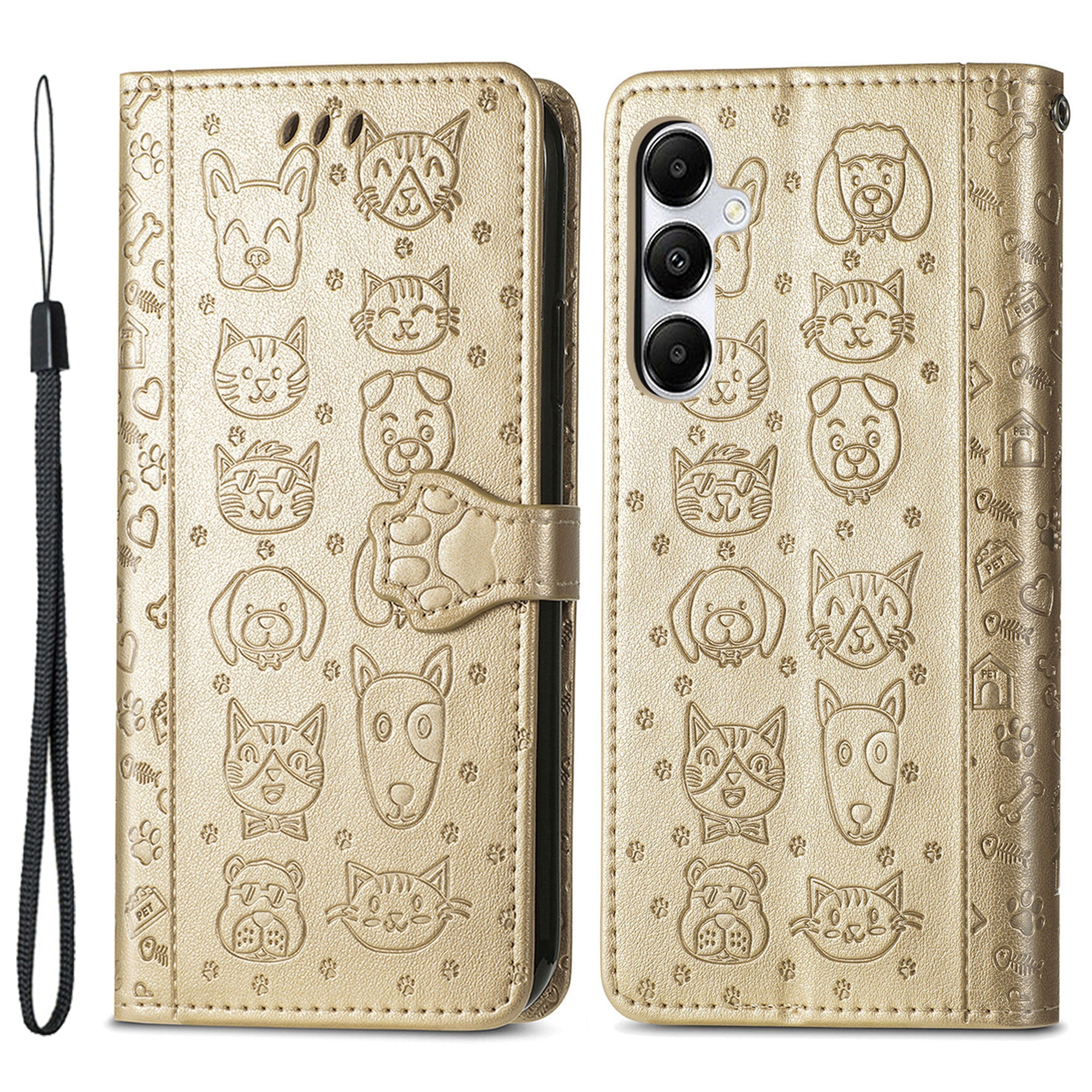 For Samsung Galaxy A35 5G Case Magnetic Clasp Wallet Scratch-proof Phone Cover