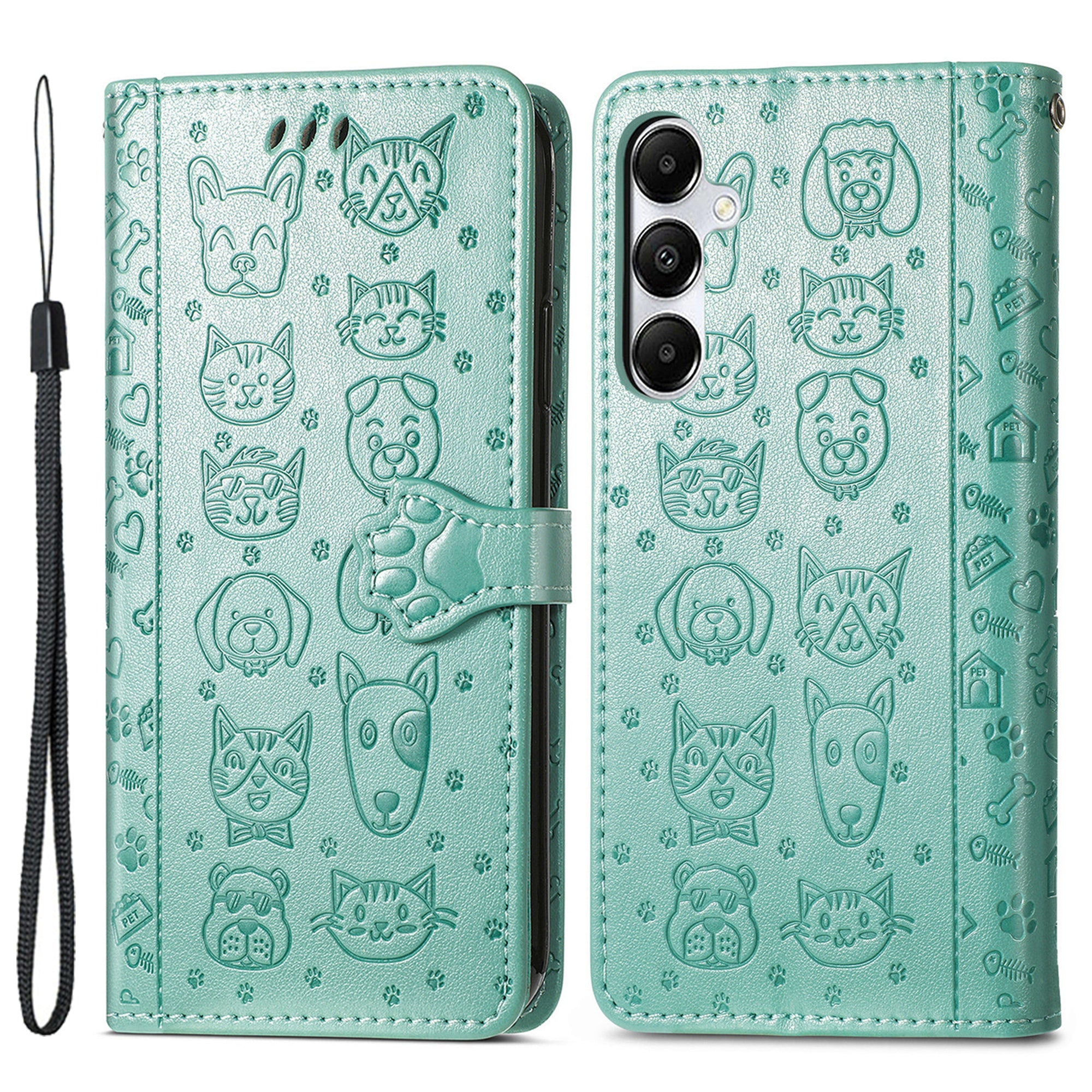 For Samsung Galaxy A35 5G Case Magnetic Clasp Wallet Scratch-proof Phone Cover