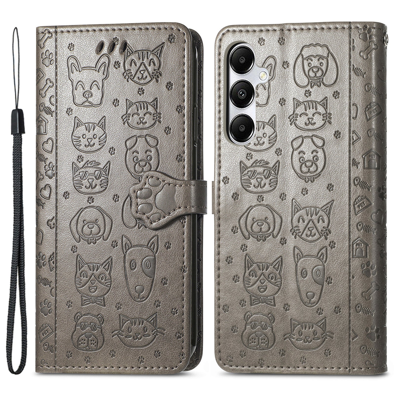 For Samsung Galaxy A35 5G Case Magnetic Clasp Wallet Scratch-proof Phone Cover