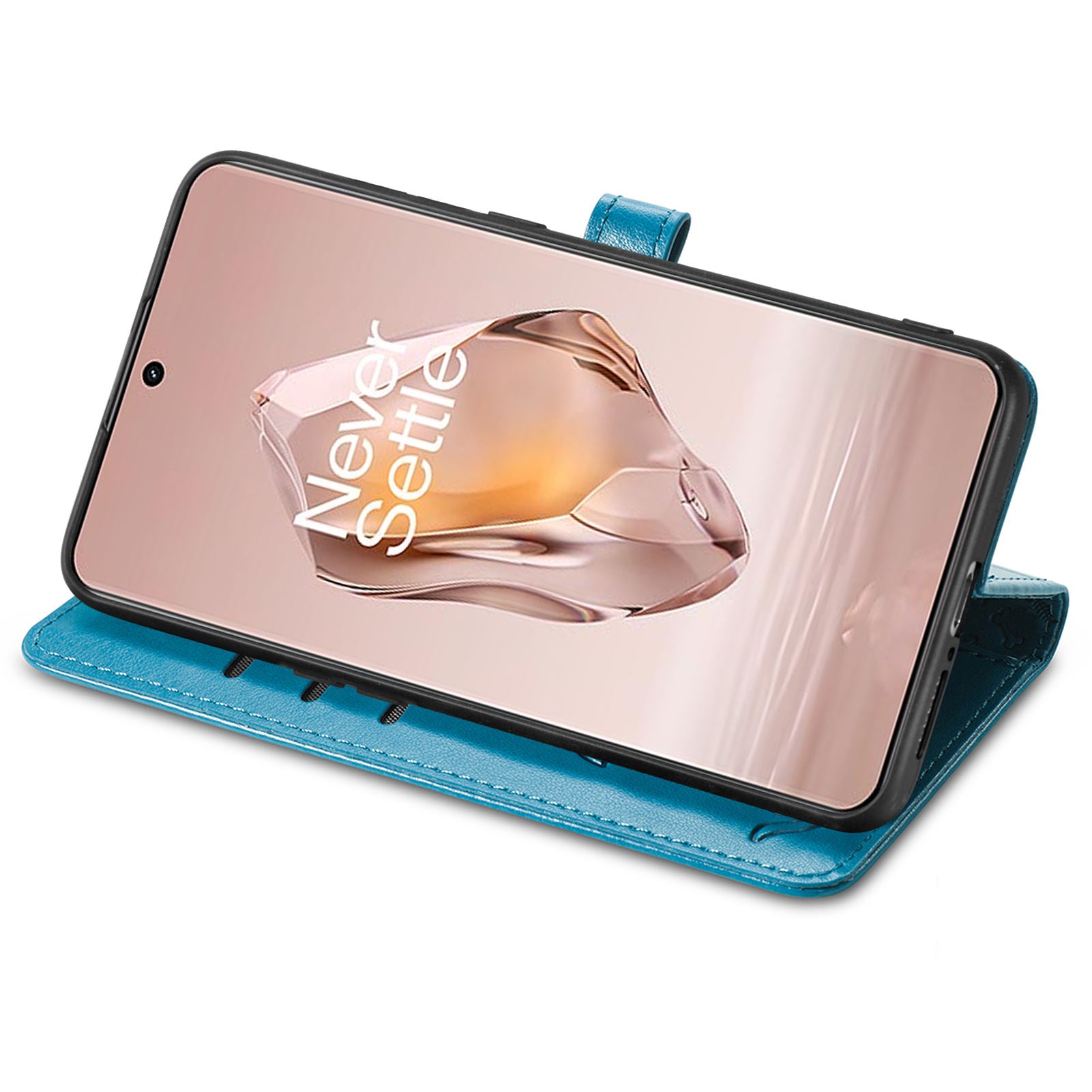 For OnePlus Ace 3 5G / 12R 5G Case PU Leather Cat Dog Pattern Magnetic Flip Phone Cover