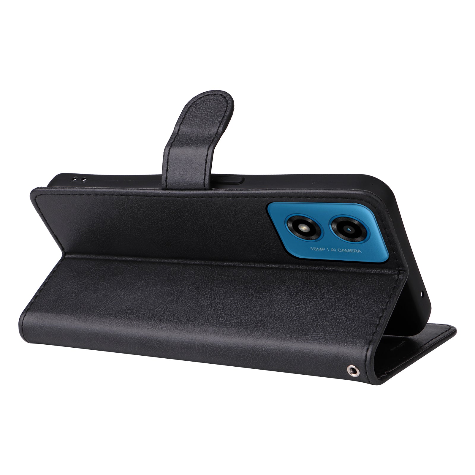 KT Leather Series-2 for Motorola Moto G04 4G / Moto G24 4G Case Solid Color Leather Card Slots Phone Cover