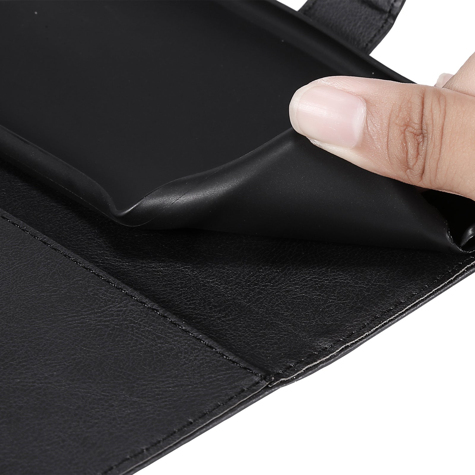 KT Leather Series-2 for Motorola Moto G04 4G / Moto G24 4G Case Solid Color Leather Card Slots Phone Cover