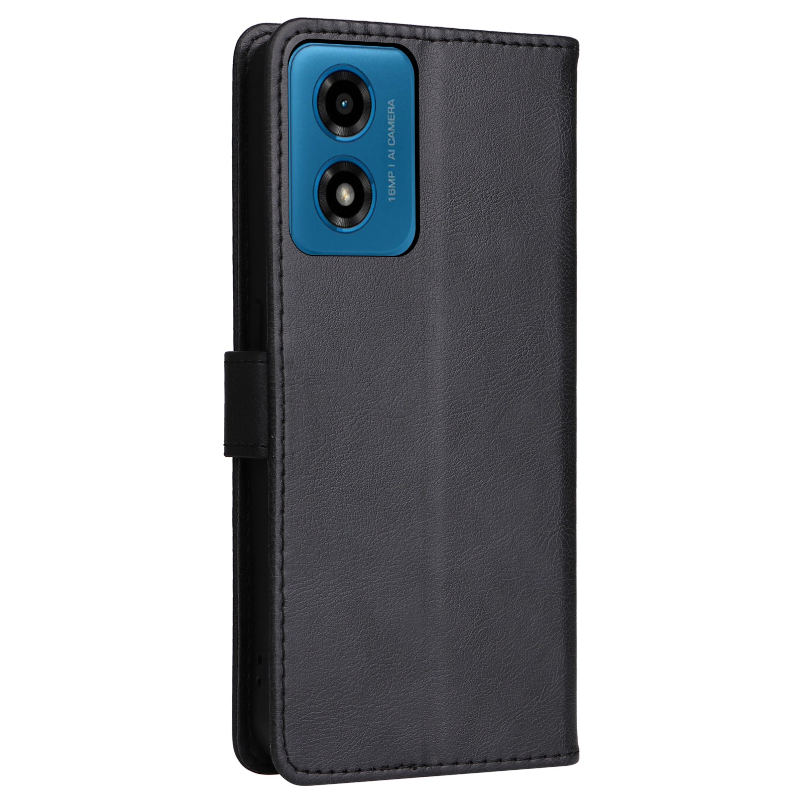 KT Leather Series-2 for Motorola Moto G04 4G / Moto G24 4G Case Solid Color Leather Card Slots Phone Cover