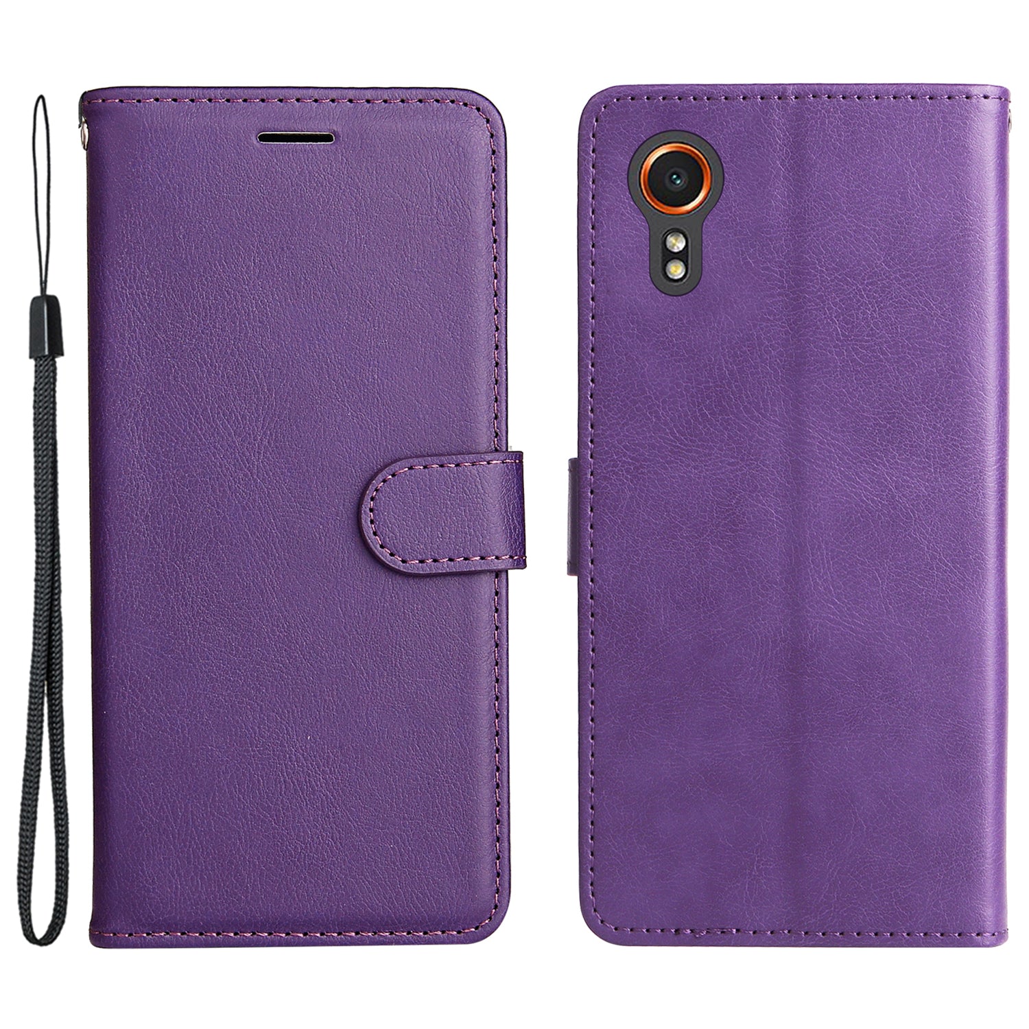 KT Leather Series-2 for Samsung Galaxy Xcover7 Case Solid Color Leather Phone Cover