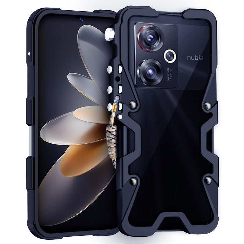 For ZTE nubia Z50 Case Mechanical Arm Aluminium Alloy Bump Proof Phone Cover