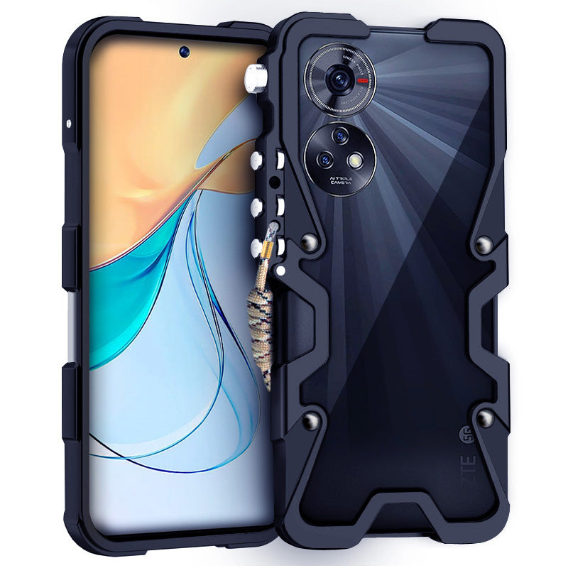 For ZTE Blade V50 Case Anti-Drop Aluminium Alloy Bump Proof Phone Cover