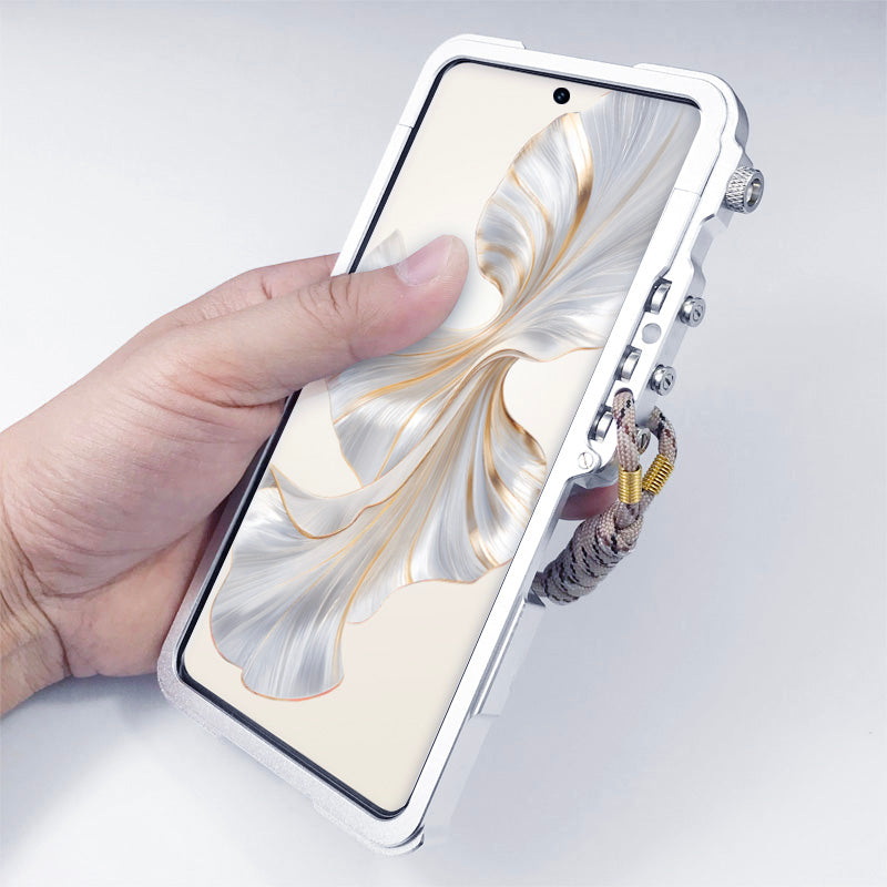 For Transsion Infinix Zero 30 5G Case Impact Resistant Aluminium Alloy Mechanical Arm Phone Cover