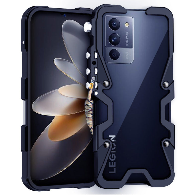 For Lenovo Legion Y70 5G Aluminium Alloy Case Mechanical Arm Anti-drop Phone Cover