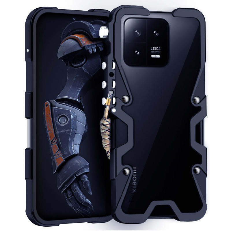 For Xiaomi 13T / 13T Pro / 13 Pro 5G / Redmi K60 Ultra Case Mechanical Arm Aluminium Alloy Dropproof Hard Phone Cover