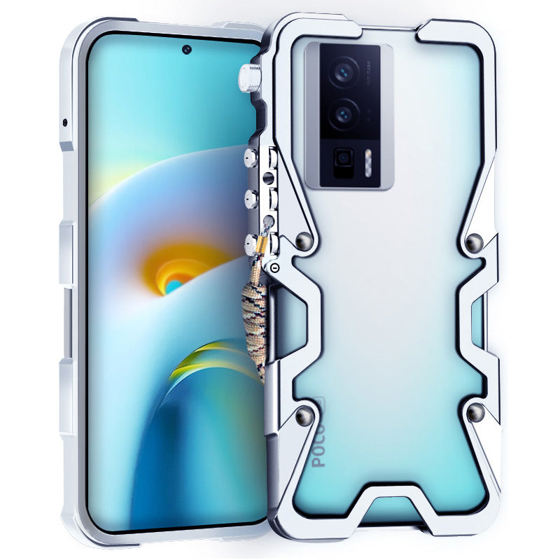 For Xiaomi Poco F5 Pro 5G / Redmi K60 5G / K60 Pro 5G Case Aluminium Alloy Drop-proof Phone Cover