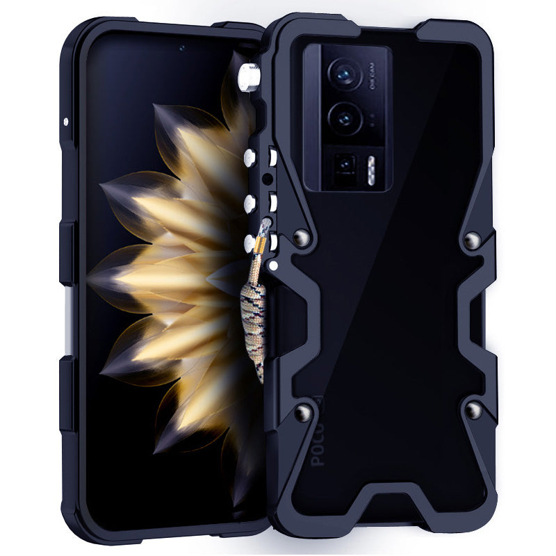 For Xiaomi Poco F5 Pro 5G / Redmi K60 5G / K60 Pro 5G Case Aluminium Alloy Drop-proof Phone Cover