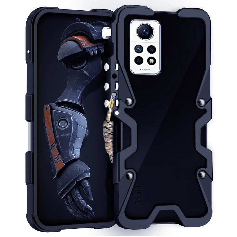 For Xiaomi Redmi Note 12 Pro 4G / Note 11 Pro 5G (Qualcomm) / 4G (MediaTek) Phone Case Aluminium Alloy Frame Cover
