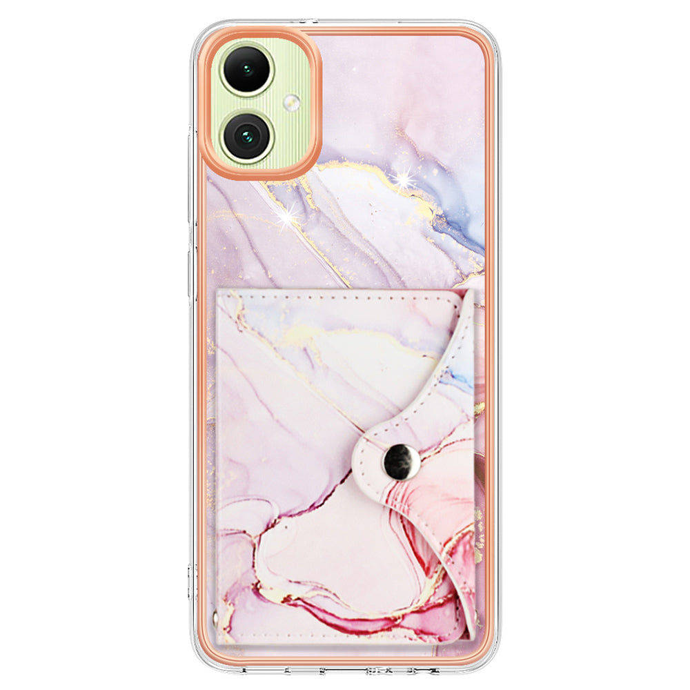 YB Leather Coating Series-9 for Samsung Galaxy A05 4G Case PU Leather+TPU Phone Cover with Card Bag