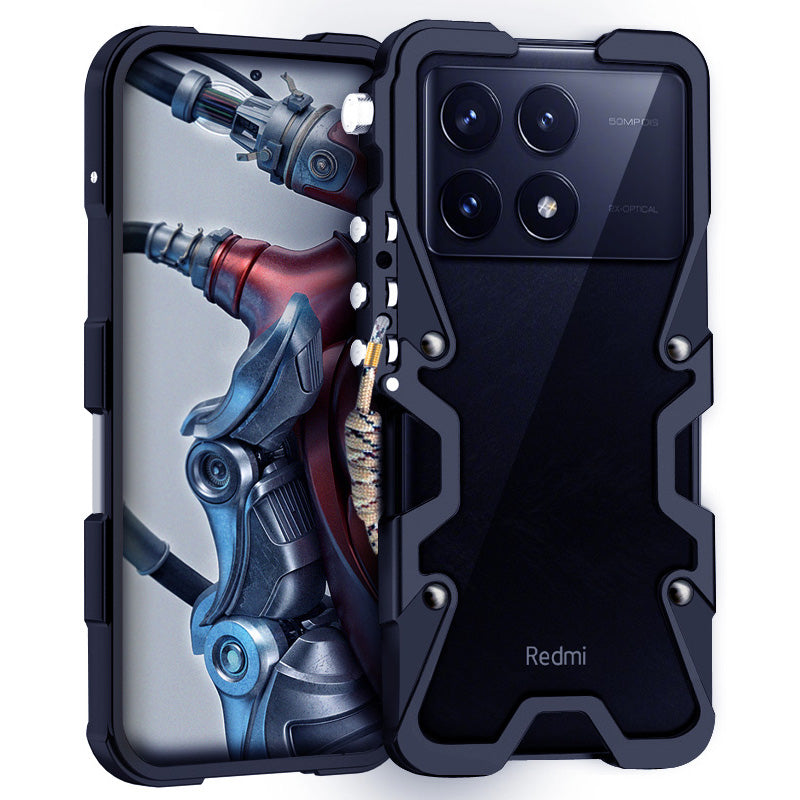 For Xiaomi Redmi K70 5G / K70E 5G / K70 Pro 5G / K70 Pro Champion Edition Case Mechanical Arm Drop-resistant Protective Shell
