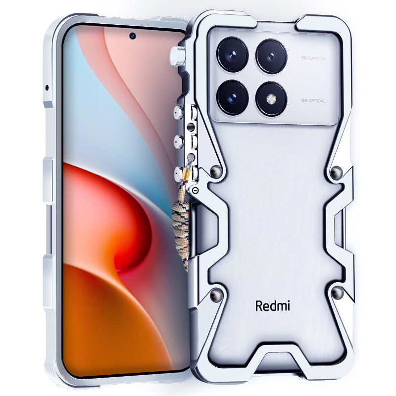 For Xiaomi Redmi K70 5G / K70E 5G / K70 Pro 5G / K70 Pro Champion Edition Case Mechanical Arm Drop-resistant Protective Shell