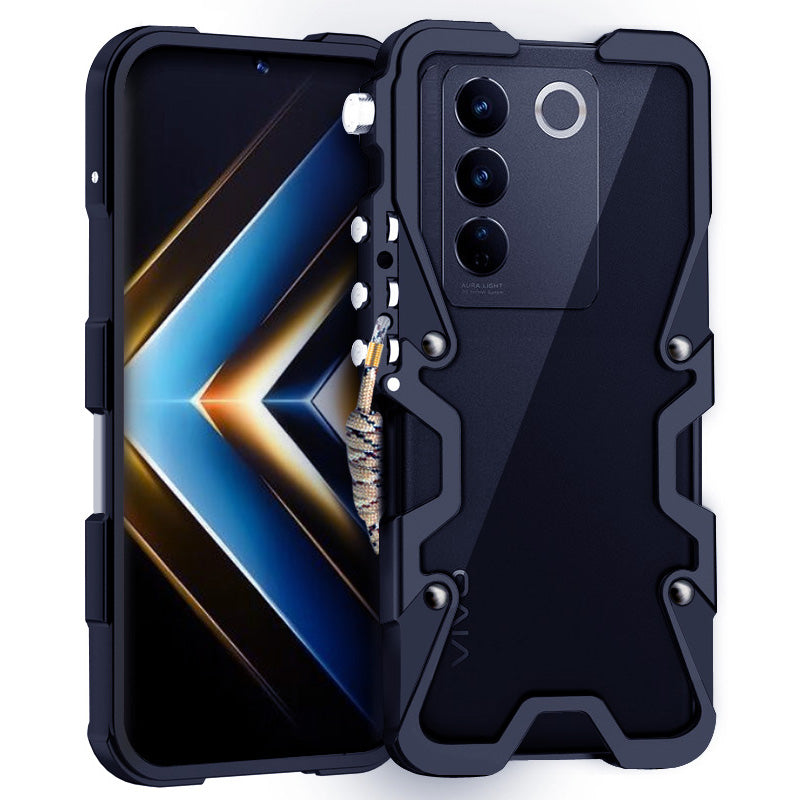 For vivo S16 / S16 Pro / S17 5G / S17 Pro 5G / S17e 5G / S18 5G / S18 Pro 5G Case Aluminium Alloy Minimalist Protective Phone Cover