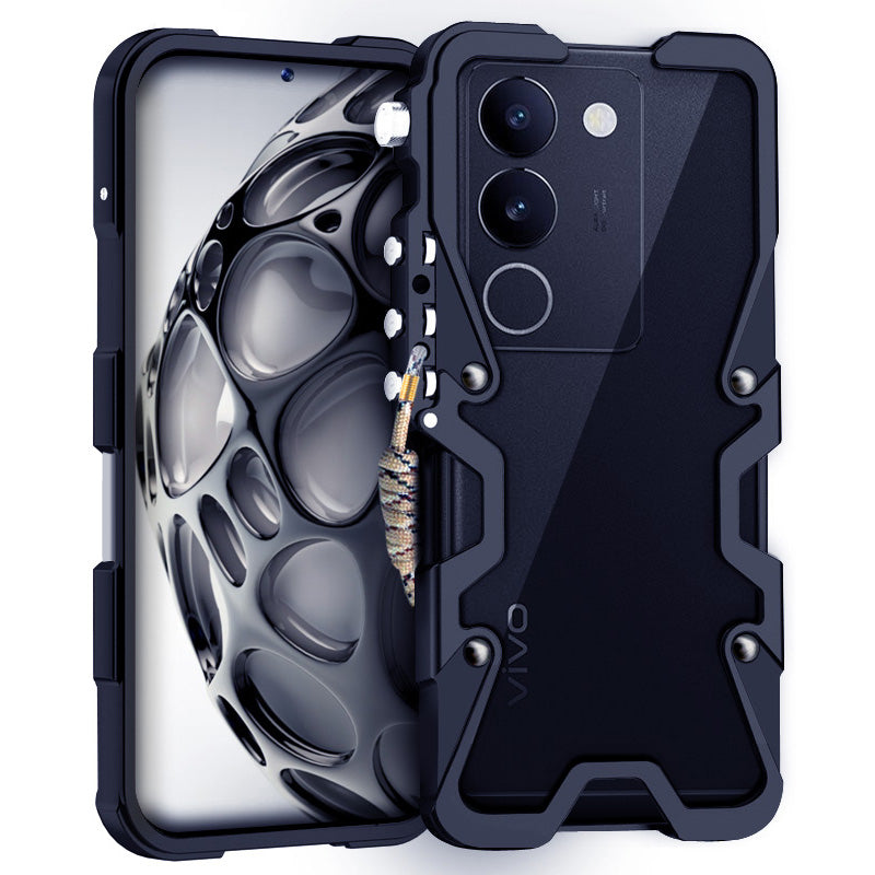 For vivo S16 / S16 Pro / S17 5G / S17 Pro 5G / S17e 5G / S18 5G / S18 Pro 5G Case Aluminium Alloy Minimalist Protective Phone Cover