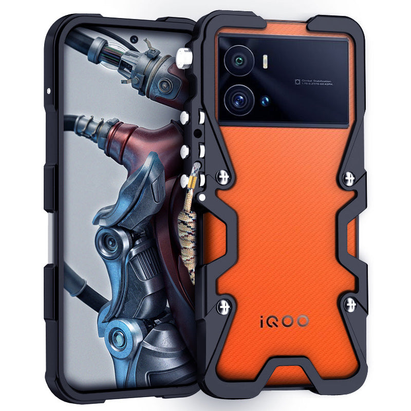 For vivo iQOO 9 / 9 Pro / 10 5G / 10 Pro 5G Case Aluminium Alloy Tough Armour Phone Cover