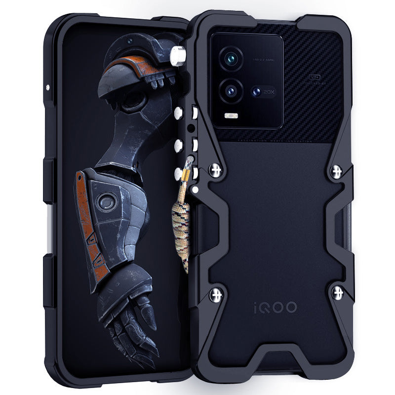 For vivo iQOO 9 / 9 Pro / 10 5G / 10 Pro 5G Case Aluminium Alloy Tough Armour Phone Cover