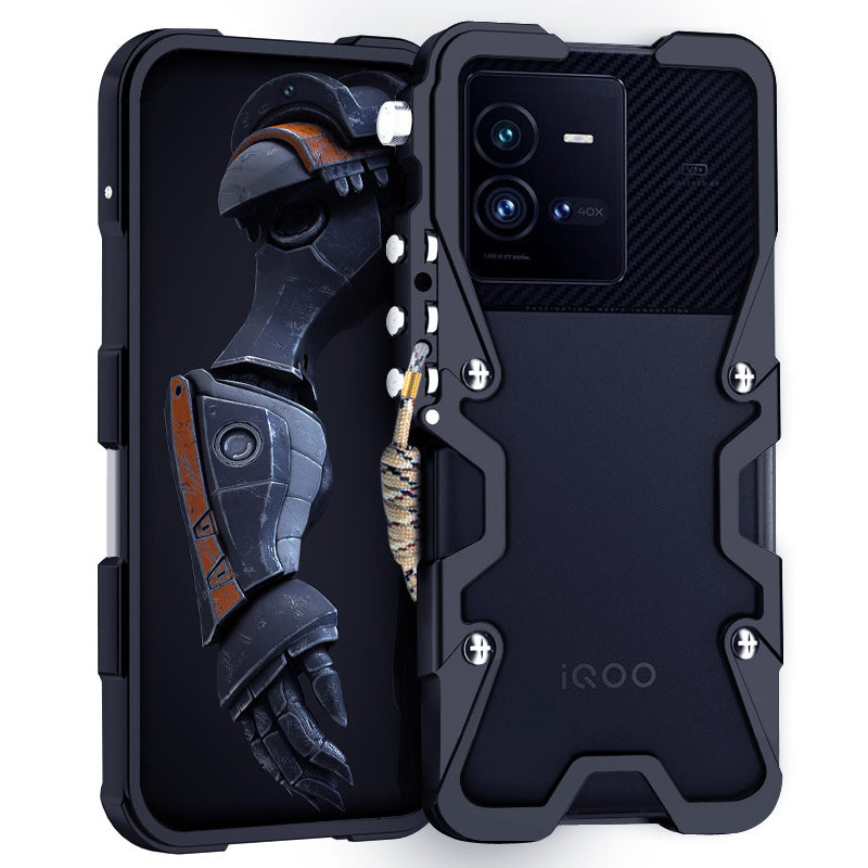 For vivo iQOO 9 / 9 Pro / 10 5G / 10 Pro 5G Case Aluminium Alloy Tough Armour Phone Cover