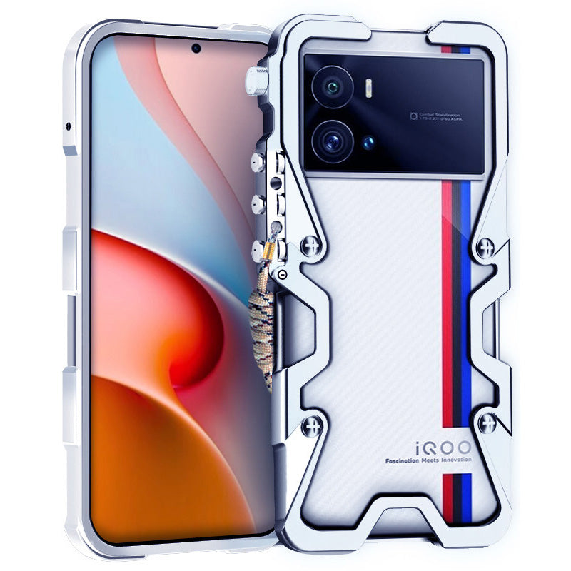 For vivo iQOO 9 / 9 Pro / 10 5G / 10 Pro 5G Case Aluminium Alloy Tough Armour Phone Cover