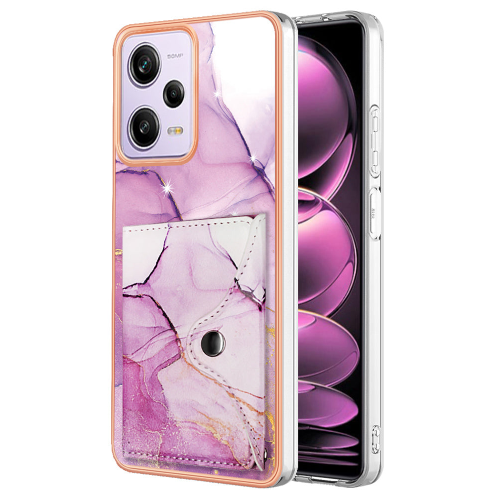 For Xiaomi Redmi Note 12 Pro 5G / Note 12 Pro Speed 5G / Poco X5 Pro 5G IMD Case with Card Holder
