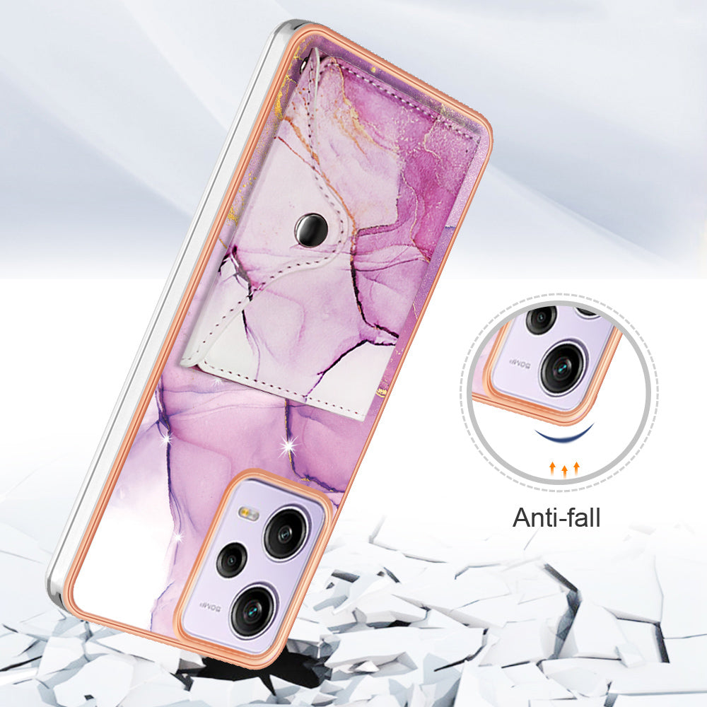 For Xiaomi Redmi Note 12 Pro 5G / Note 12 Pro Speed 5G / Poco X5 Pro 5G IMD Case with Card Holder