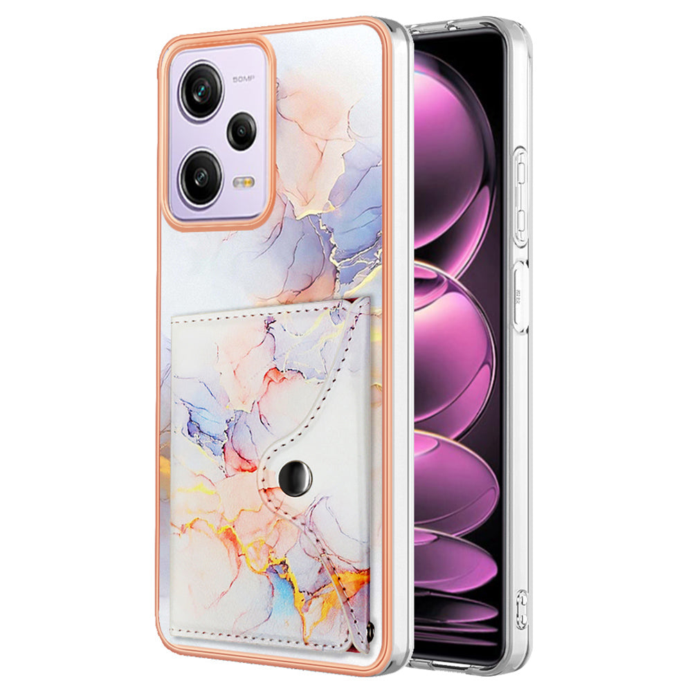 For Xiaomi Redmi Note 12 Pro 5G / Note 12 Pro Speed 5G / Poco X5 Pro 5G IMD Case with Card Holder