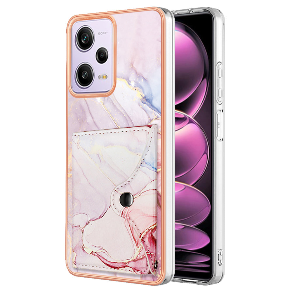 For Xiaomi Redmi Note 12 Pro 5G / Note 12 Pro Speed 5G / Poco X5 Pro 5G IMD Case with Card Holder