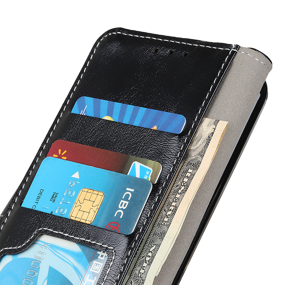 For Google Pixel 9 Case Retro Style PU Leather+TPU Shockproof Phone Shell