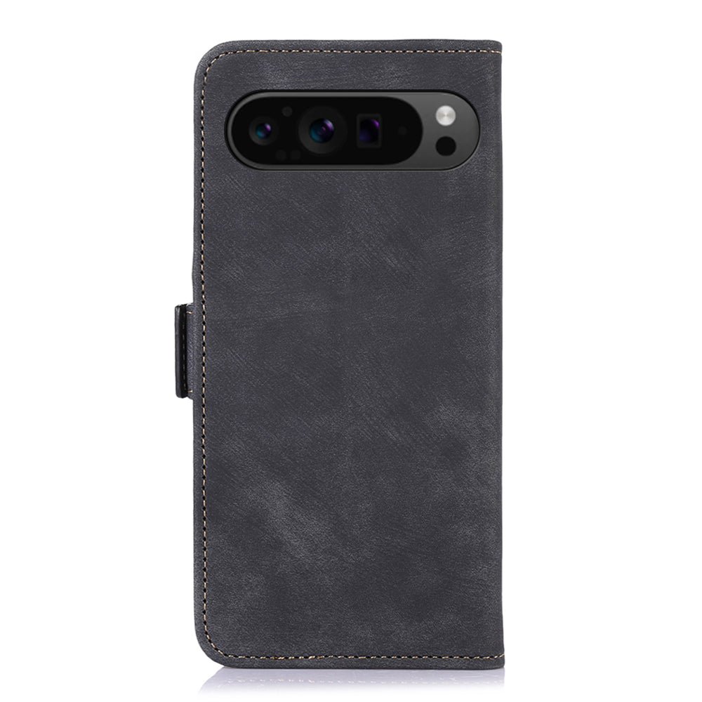 ABEEL For Google Pixel 9 Pro Magnetic Phone Case Side Magnetic Clasp Wallet Cover