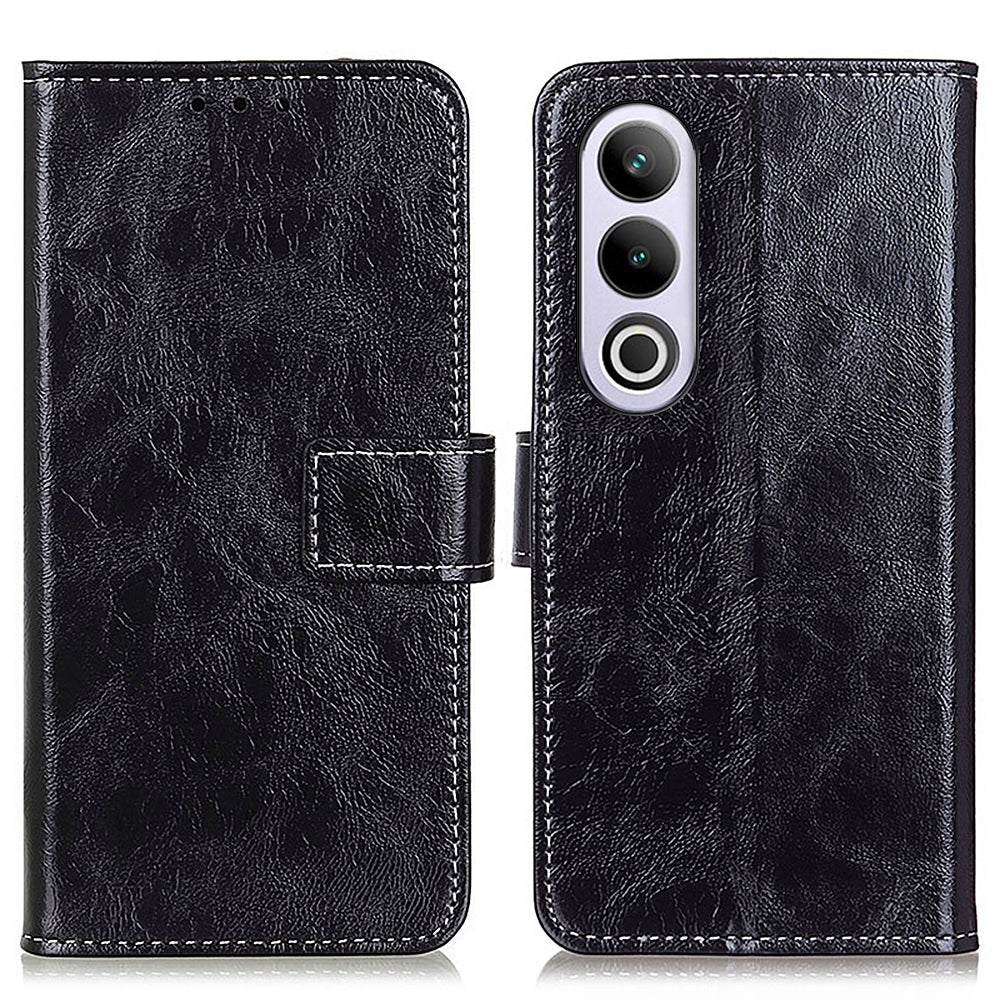 For OnePlus Nord CE4 5G / Ace 3V 5G Case Retro Style Shockproof PU Flip Phone Cover