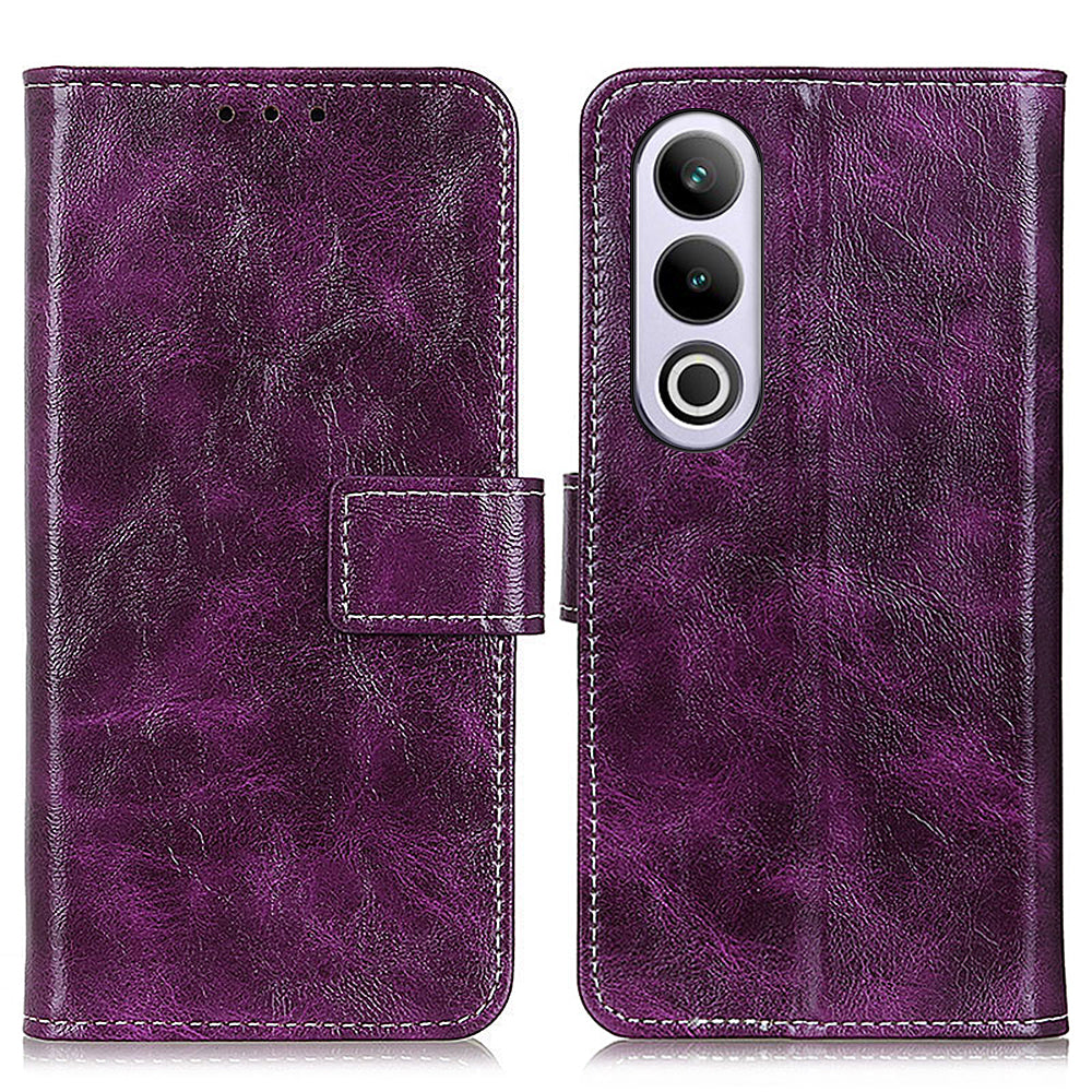 For OnePlus Nord CE4 5G / Ace 3V 5G Case Retro Style Shockproof PU Flip Phone Cover