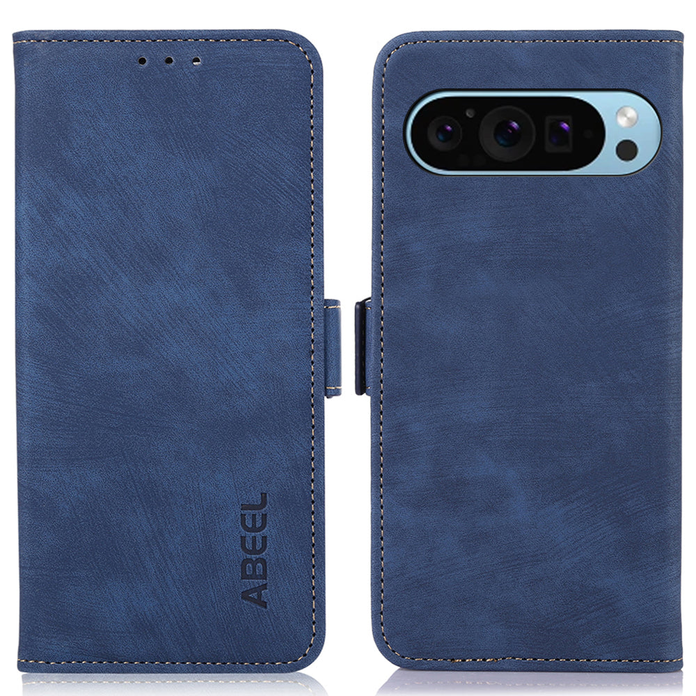 ABEEL For Google Pixel 9 Magnetic Case Side Magnetic Clasp Card Holder Phone Cover