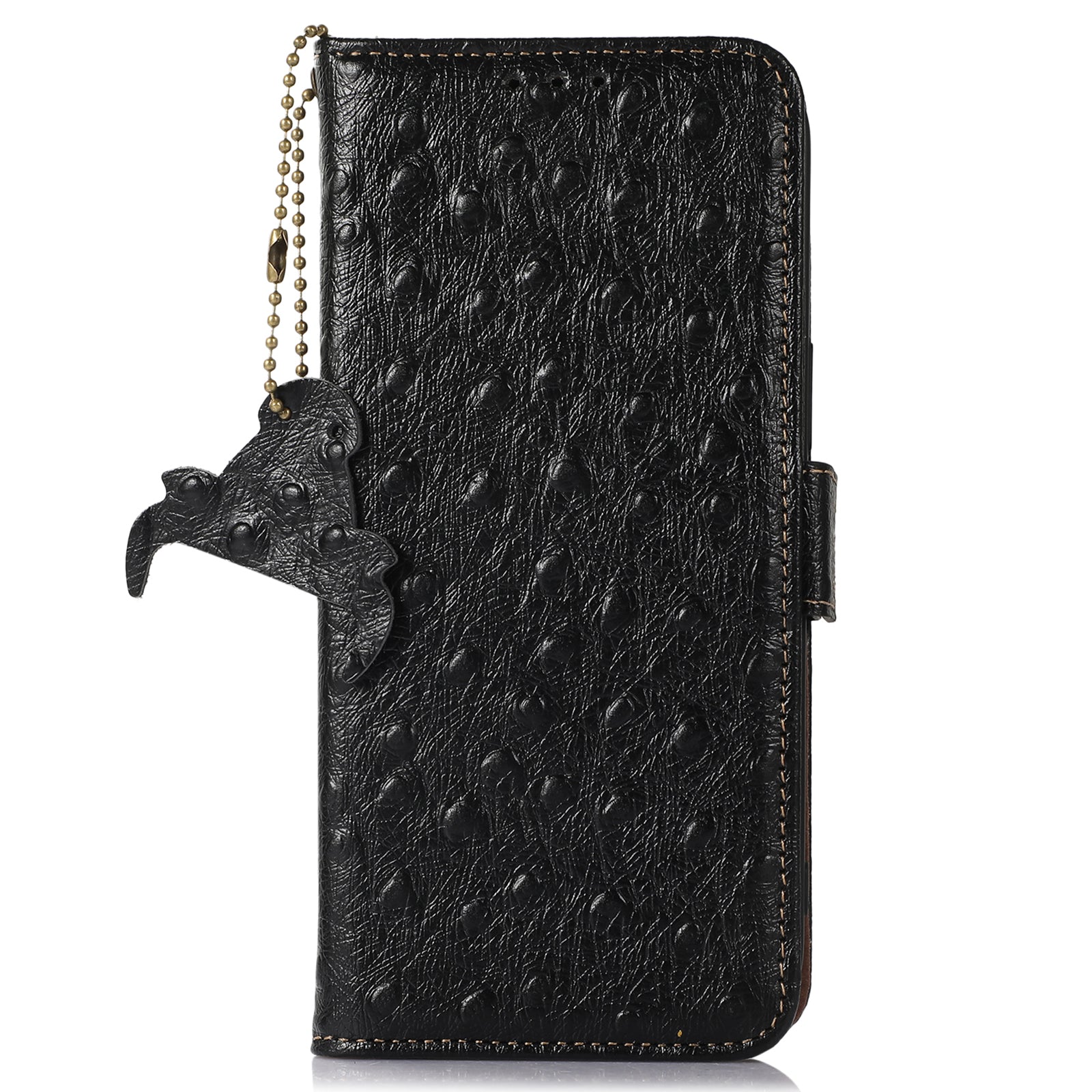 For Google Pixel 9 Case RFID Blocking Genuine Cow Leather Phone Cover