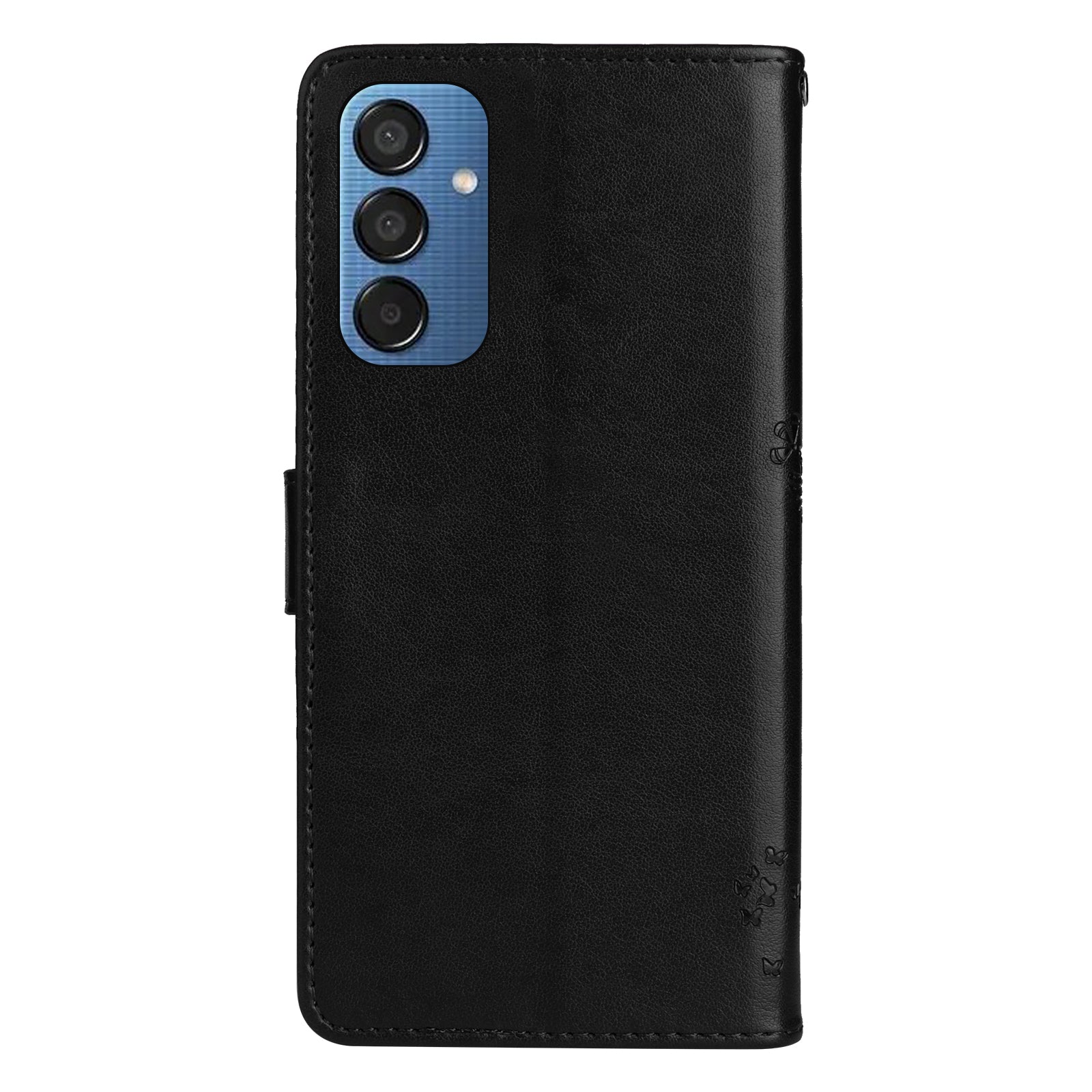 KT Imprinting Flower Series-3 For Samsung Galaxy M15 5G Case Flip Wallet Cat Tree Pattern Leather Phone Cover