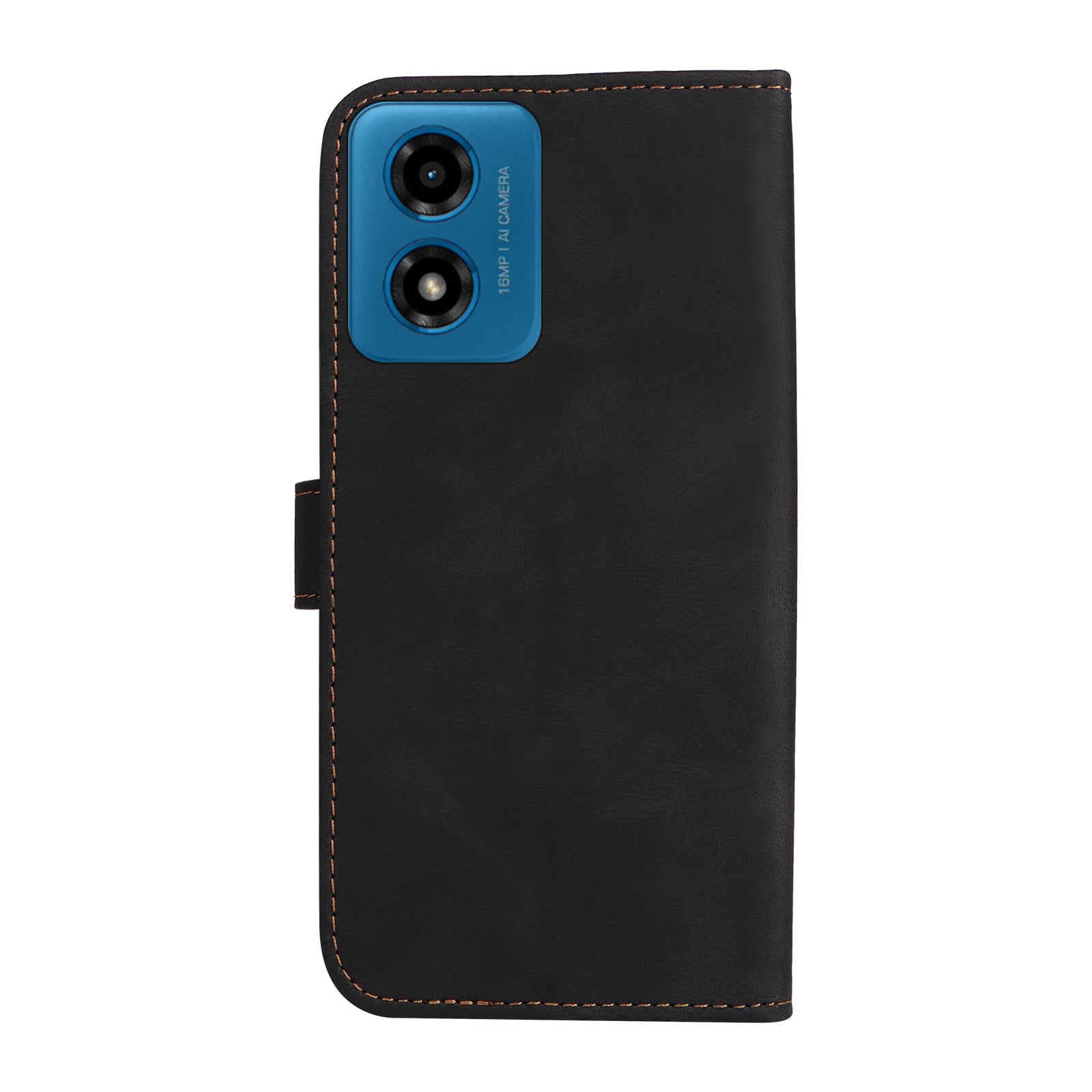 For Motorola Moto G04 4G / Moto G24 4G Case Three-color Splicing Card Holder Phone Cover