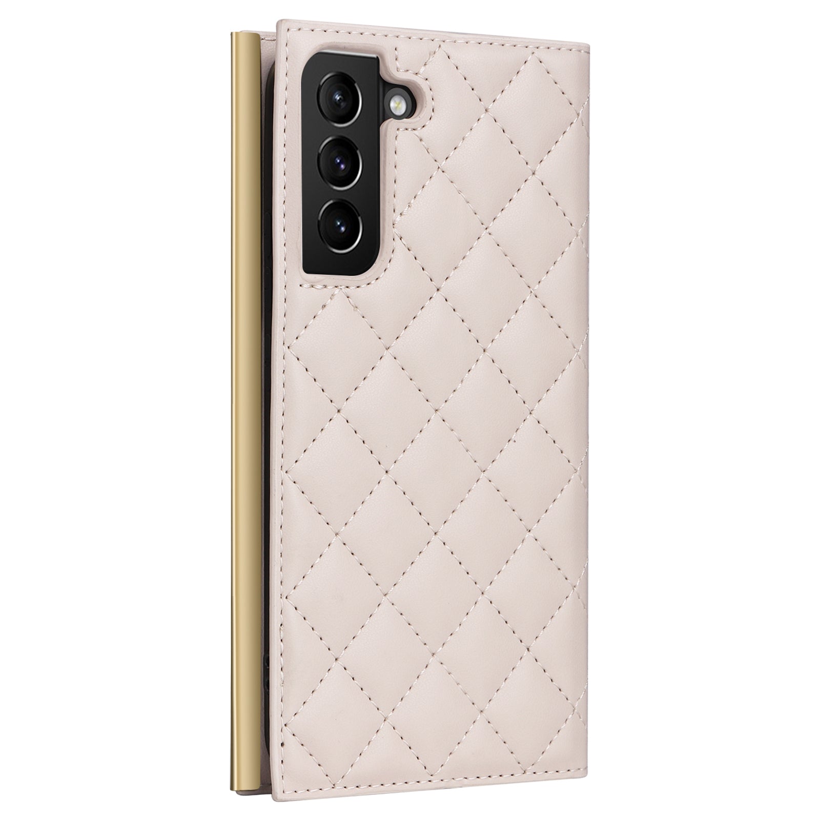 For Samsung Galaxy S21+ 5G Case Wallet PU Leather Suction Cup Protection Phone Cover