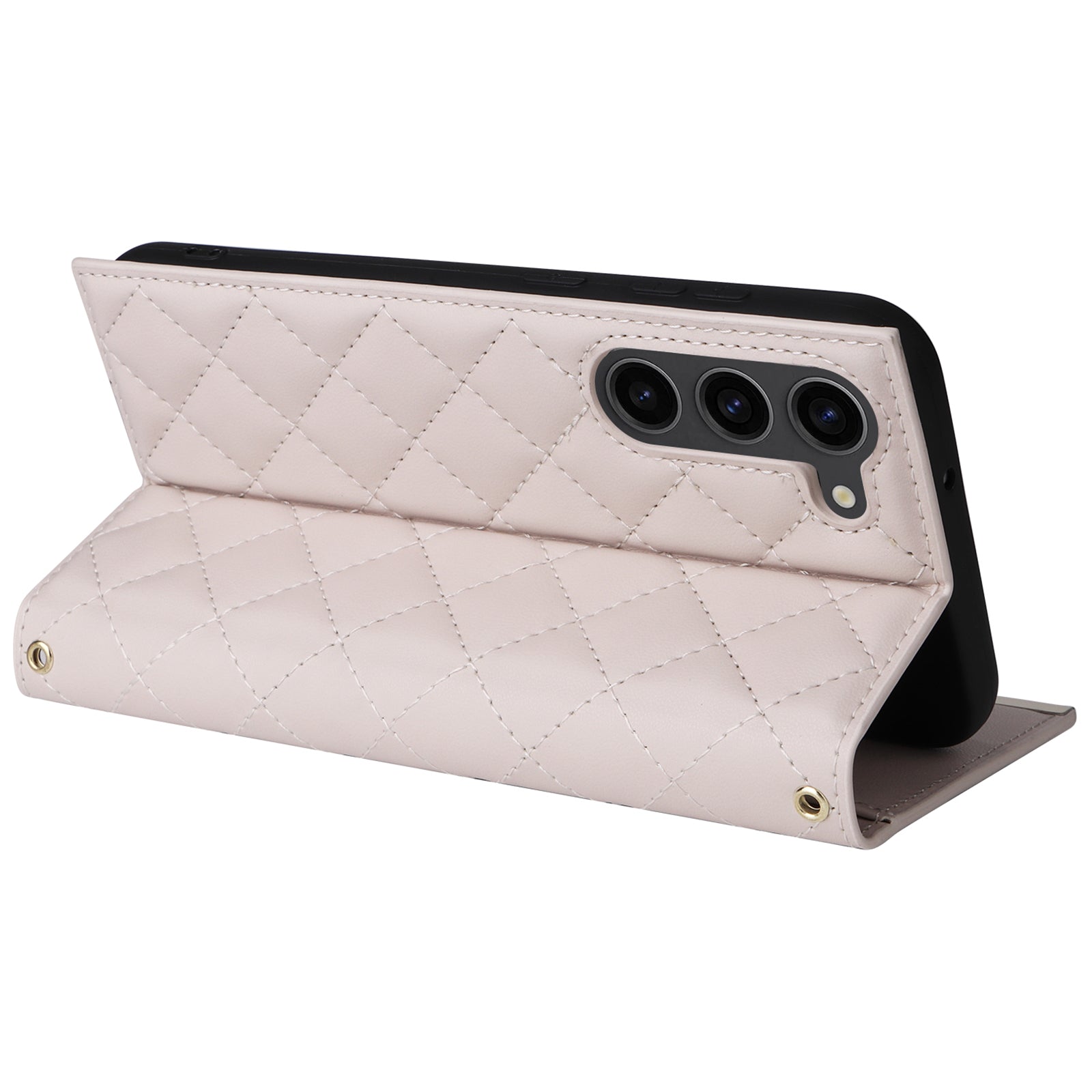 For Samsung Galaxy S23+ Wallet Case Anti-Drop PU Leather Phone Cover with Stand