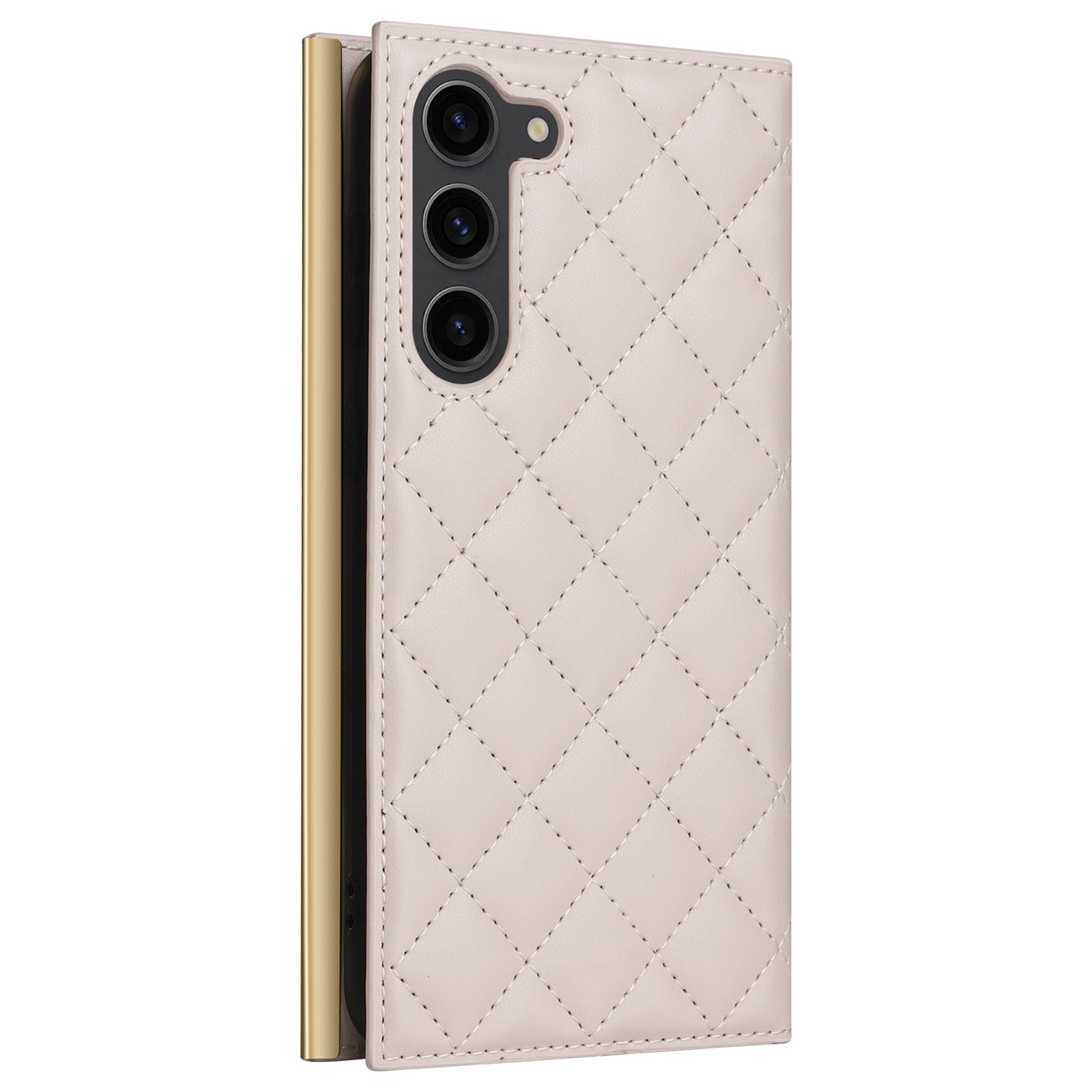 For Samsung Galaxy S23+ Wallet Case Anti-Drop PU Leather Phone Cover with Stand