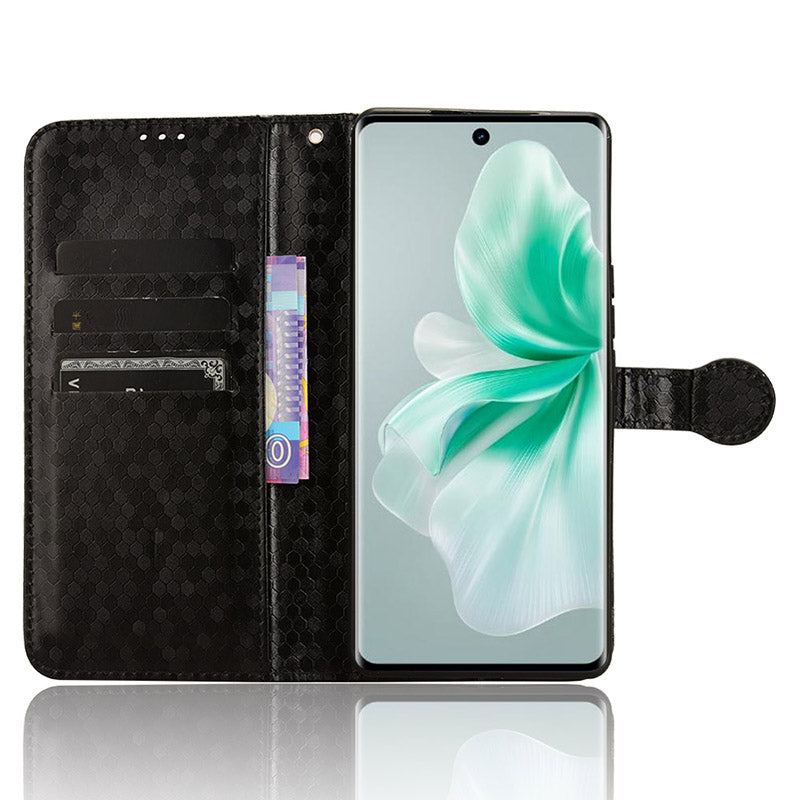 For vivo S18 5G / S18 Pro 5G / V30 5G / V30 Pro 5G Case PU Leather Dots Pattern Wallet Phone Cover