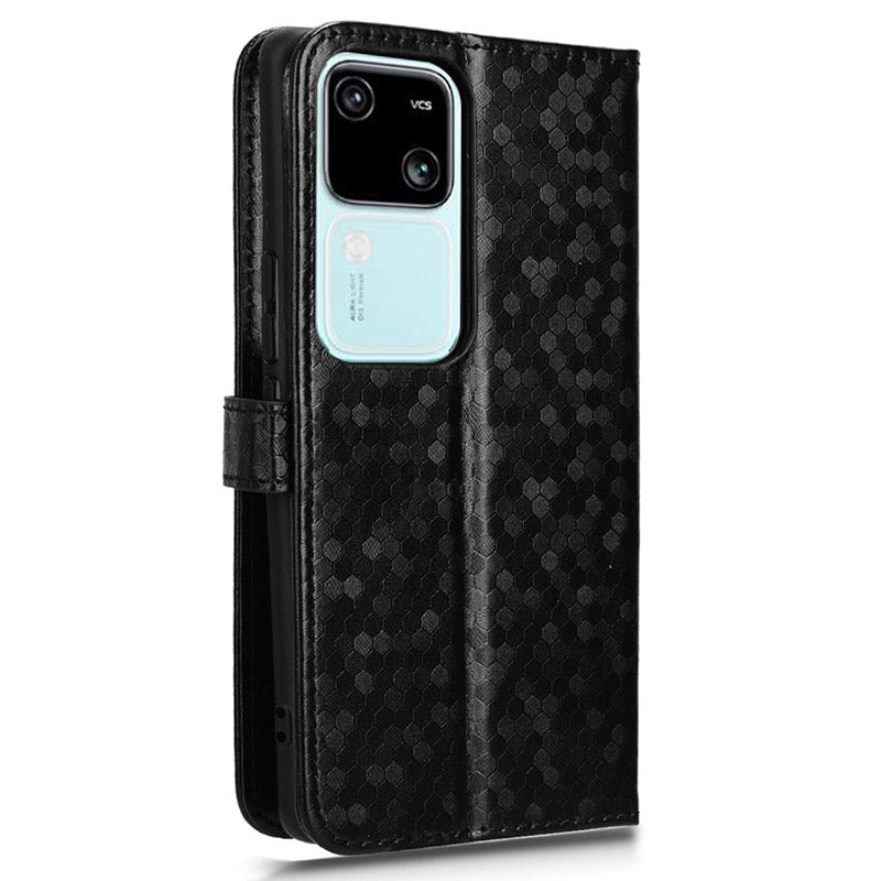 For vivo S18 5G / S18 Pro 5G / V30 5G / V30 Pro 5G Case PU Leather Dots Pattern Wallet Phone Cover