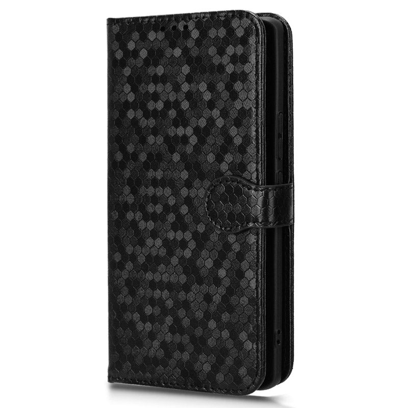 For Transsion Tecno Spark 20 Pro+ Case Dots Imprinted Magnetic Closing Wallet Phone Cover